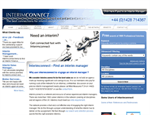 Tablet Screenshot of interimconnect.co.uk